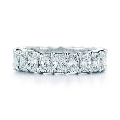 Radiant Cut Diamond Eternity Band