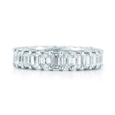 Emerald Cut Diamond Eternity Band