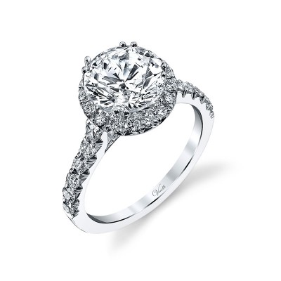 14K W RING 48RD 0.86CT