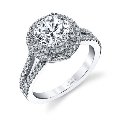 14K W RING 176RD 0.93CT