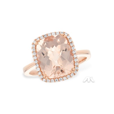 Allison Kaufman Morganite Fashion Ring