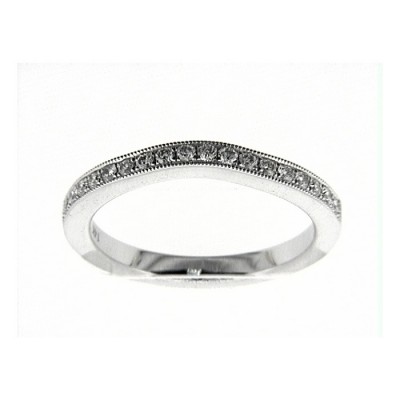 14K W BAND 18RD 0.24CT