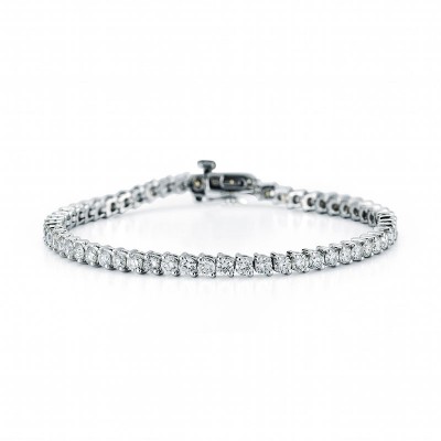 2 Prong Diamond Tennis Bracelet