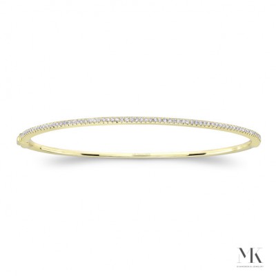 Yellow Gold Ultra Thin Bangle
