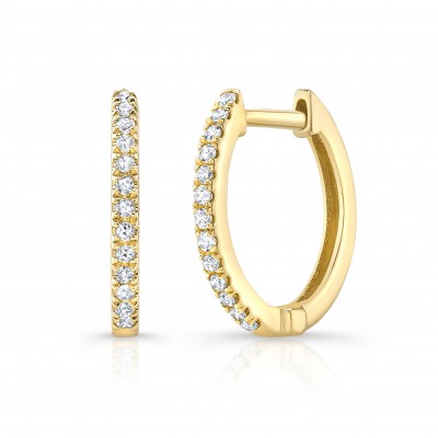 Yellow Gold Huggie Hoops