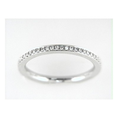 18K W BAND 52RD 0.24CT