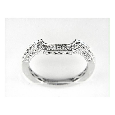 14K W BAND 39RD 0.41CT