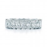 Radiant Cut Diamond Eternity Band