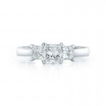 3 Stone Princess Cut Diamond Ring