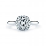 Round Halo Diamond Ring