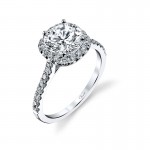 14K W RING 32RD 0.51CT
