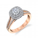 14K WR RING 80RD 0.46CT