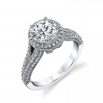 14K W RING 160RD 0.84CT