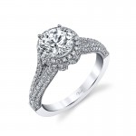 14K W RING 154RD 0.84CT