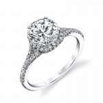 14K W RING 48RD 0.29CT