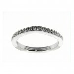 14K W BAND 18RD 0.24CT