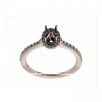 14K ROSEGOLD RING 36RD 0.21CT