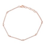 Rose Gold Dainty Multi Bar Bracelet