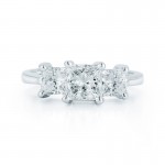 3 Stone Princess Cut Diamond Ring