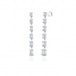 Graduated Diamond Earrings