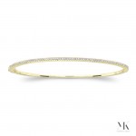 Yellow Gold Ultra Thin Bangle
