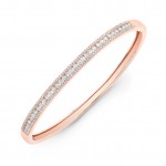 Rose Gold 1.00ct Channel Set Bangle
