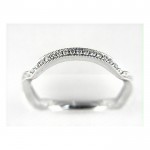 14K W BAND 26RD 0.17CT