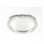14K W BAND 13RD 0.18CT